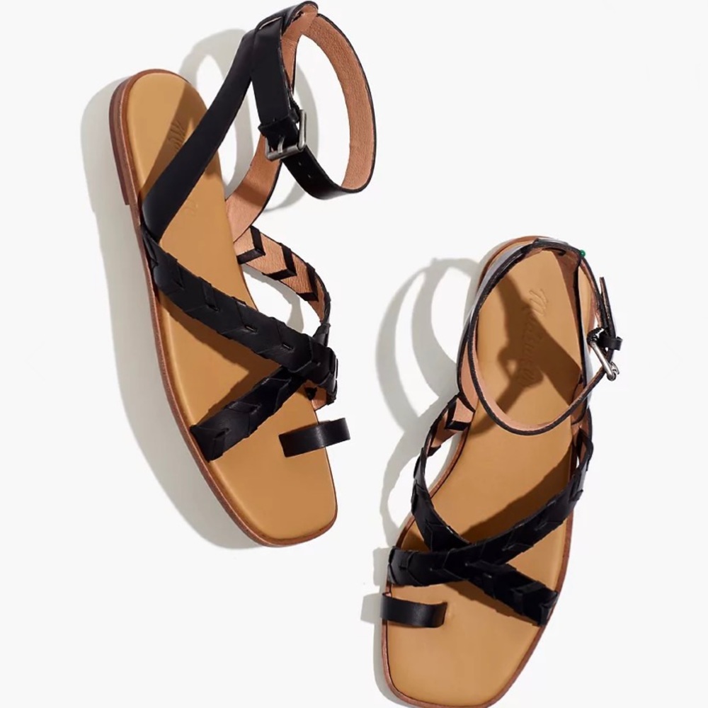 NWT Madewell Cassia Whipstitch Sandal